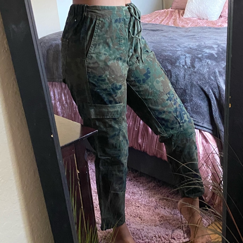Camo cargo pants
